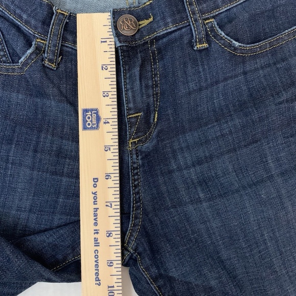 Rock & Republic jeans Jeans Women's 8 dark wash studded Sadie Straight Leg VTG - Picture 4 of 14